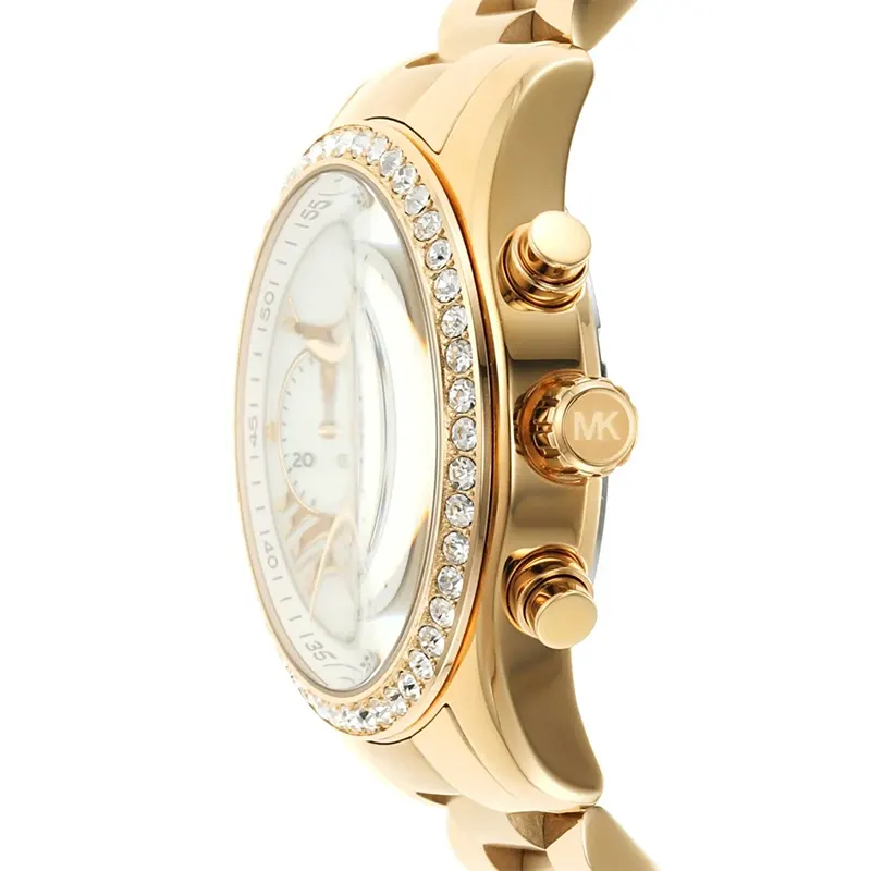 Michael Kors Lexington Chronograph White Dial Ladies Watch- MK7241